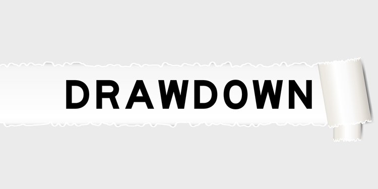 Chart illustrating potential investment drawdowns for 'The Chart They Don't Show You' insight